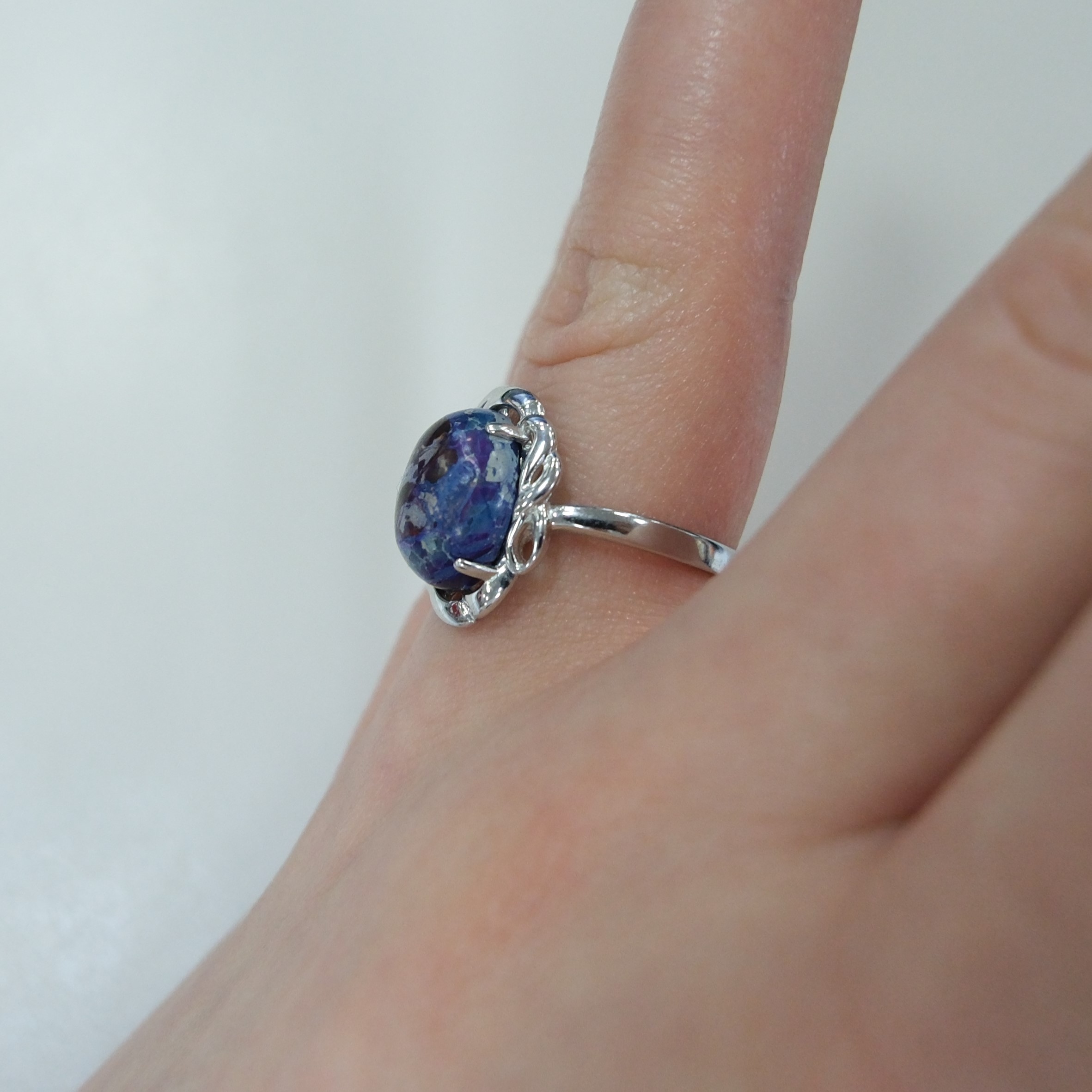 Серебряное кольцо с яшмой